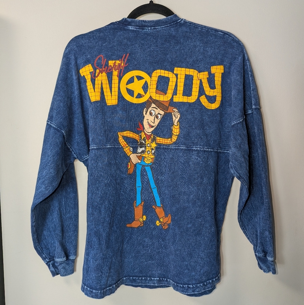 XS Disney Parks Spirit Jersey Sheriff Woody Toy Story Top‎
